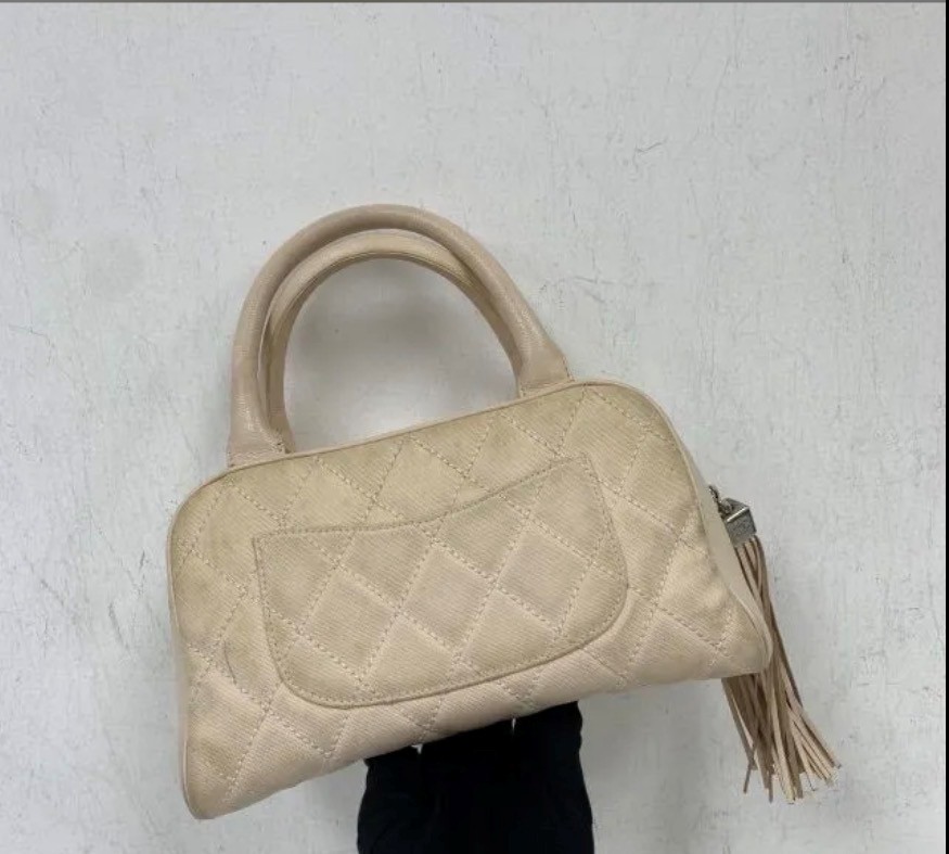 Sac Chanel Classic Small Bowling Bag - miniature 2