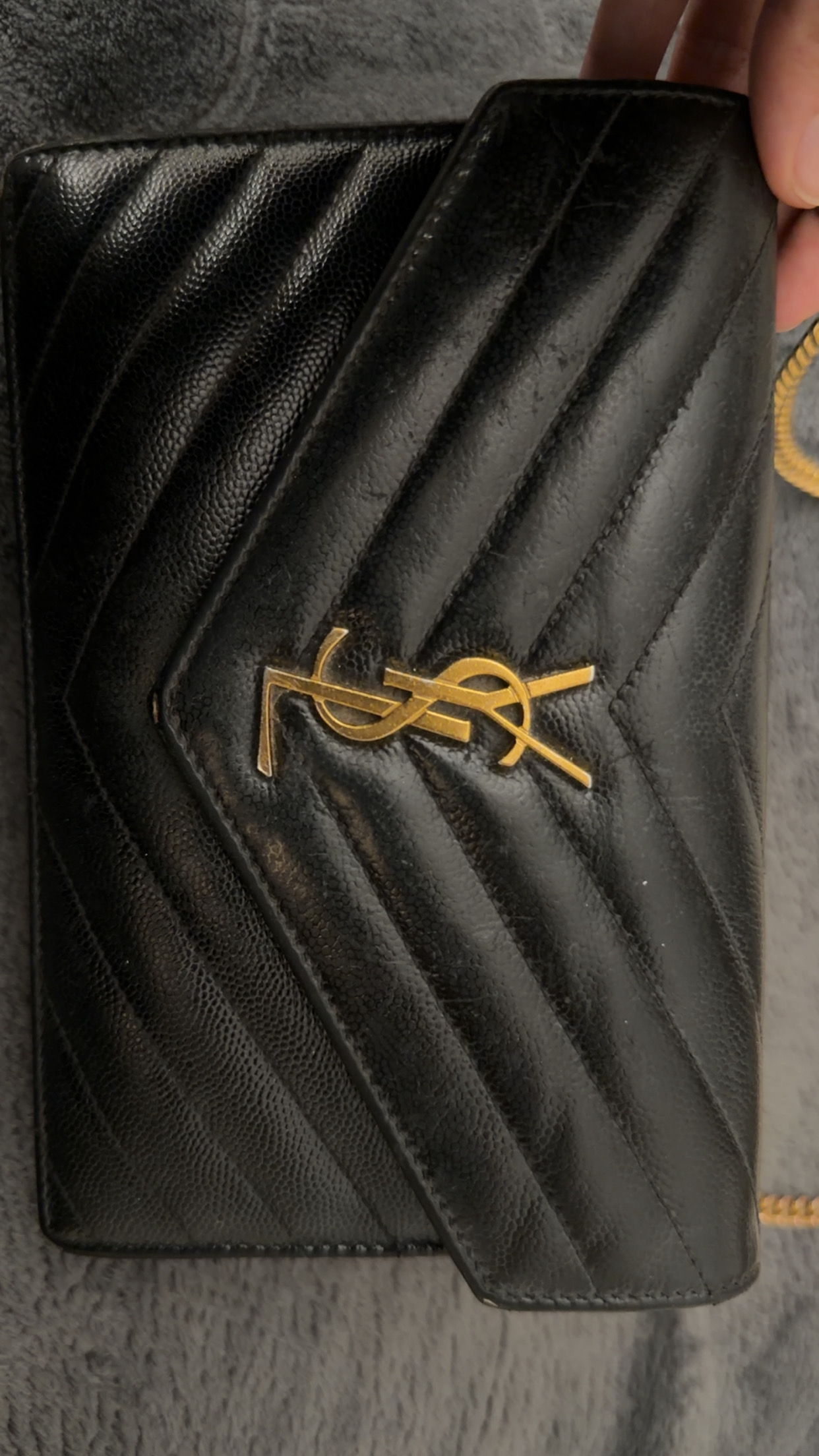 Sac Yves Saint Laurent Monogramme Envelope Chain Wallet confie a Turn The Bags pour estimation - photo 1
